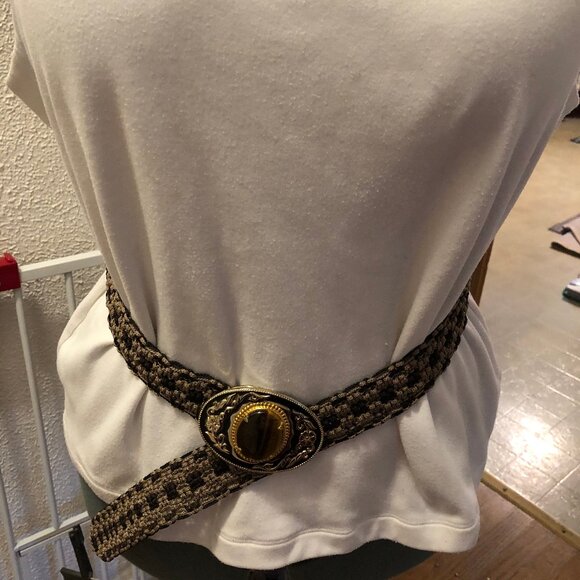 Western Woven Belt With Buckle main image 4